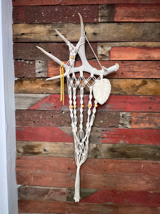 Deer Antler Macrame  | Wild Rose Creations