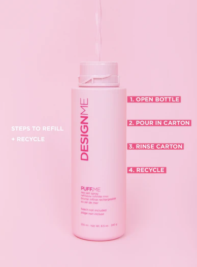 Design.Me. Infinite mist  Puff Me Sea Salt Spray