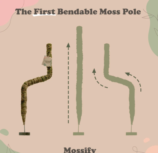 MOSSify |  Bendable Moss Pole THICK