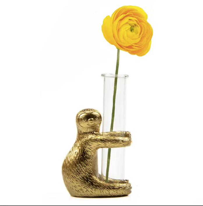 Sloth Glass Vial | Vase & Propagation