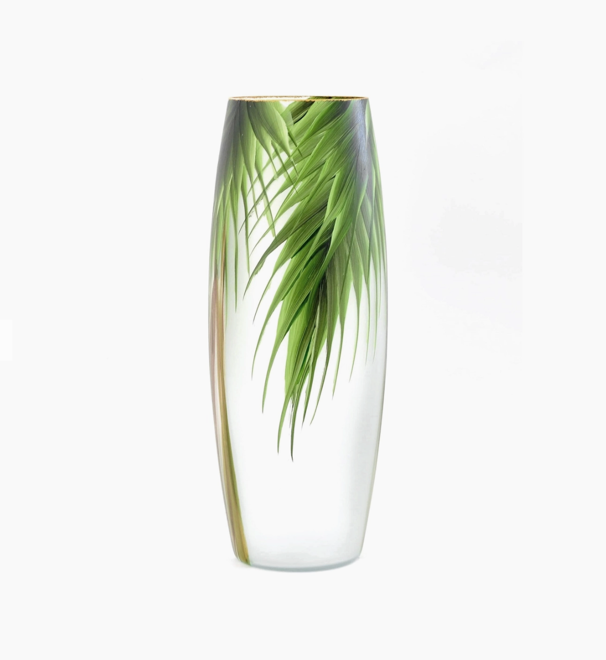 Hand Painted | Glass Vase Floor/Table