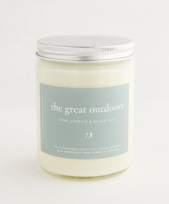 The Great Outdoors Candle | Good Vibes Collection Life Junkie