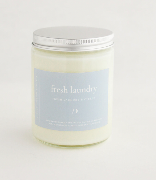 Fresh Laundry Candle | Good Vibes Collection Life Junkie