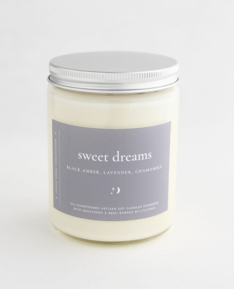 Sweet Dreams Candle | Good Vibes Collection Life Junkie