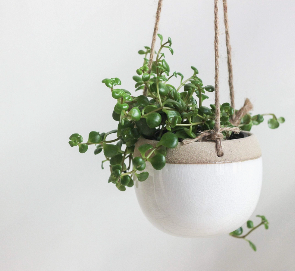 Boho Ceramic Hanging Planter