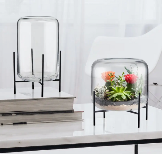 Glass Planter+ Stand
