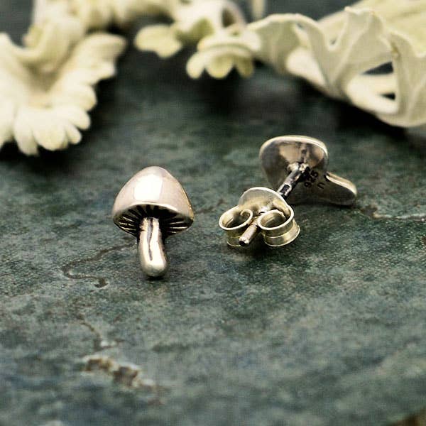 Nina Designs | Mushroom Stud Earrings