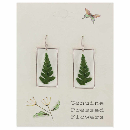 Fern Resin Earrings