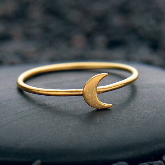 Nina Designs | Tiny Moon Ring