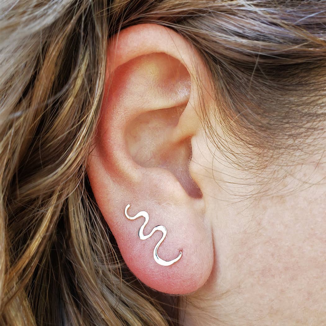 Nina Designs | Snake Climber Earrings