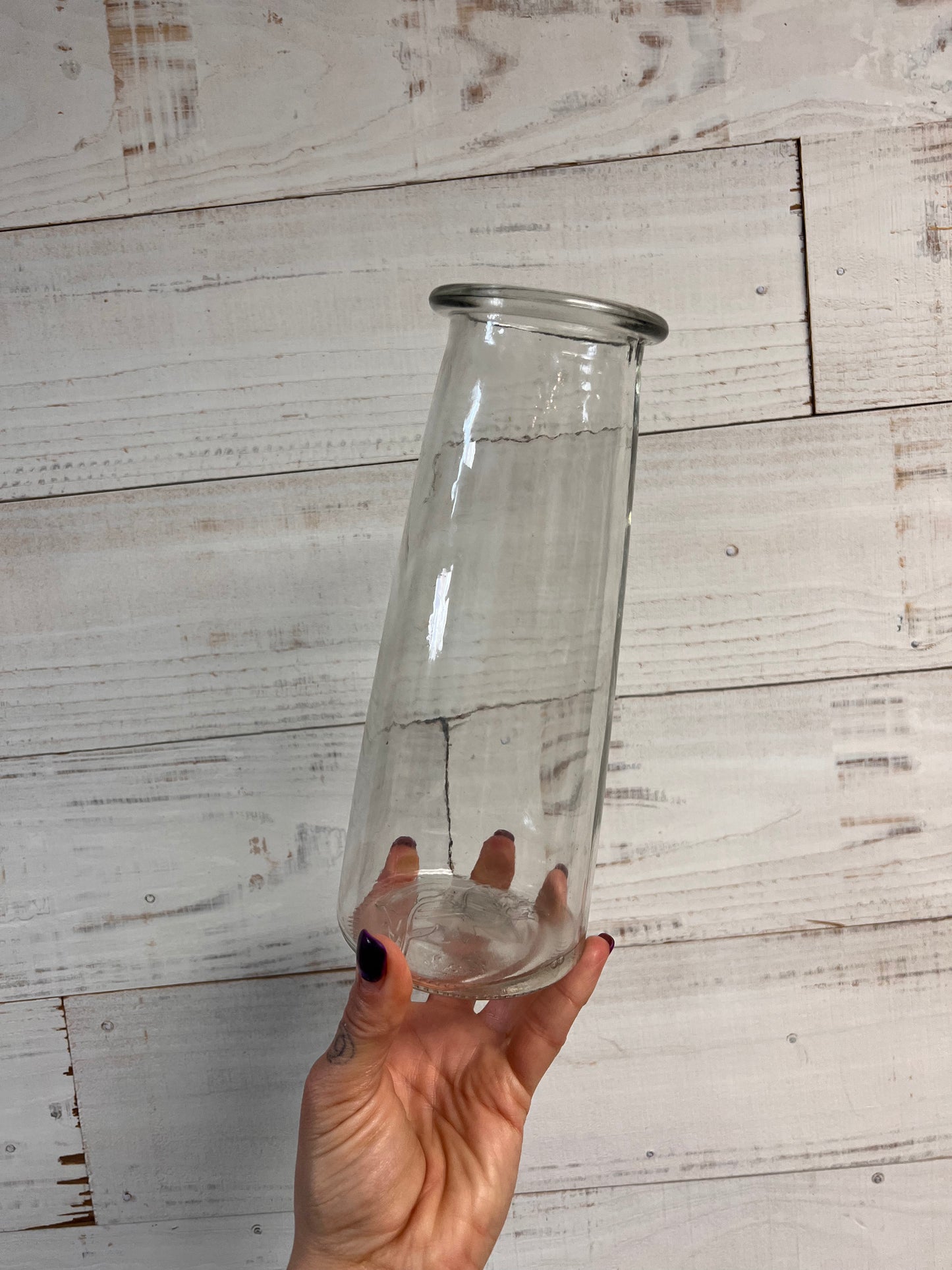 Vintage Tall Glass | Vase