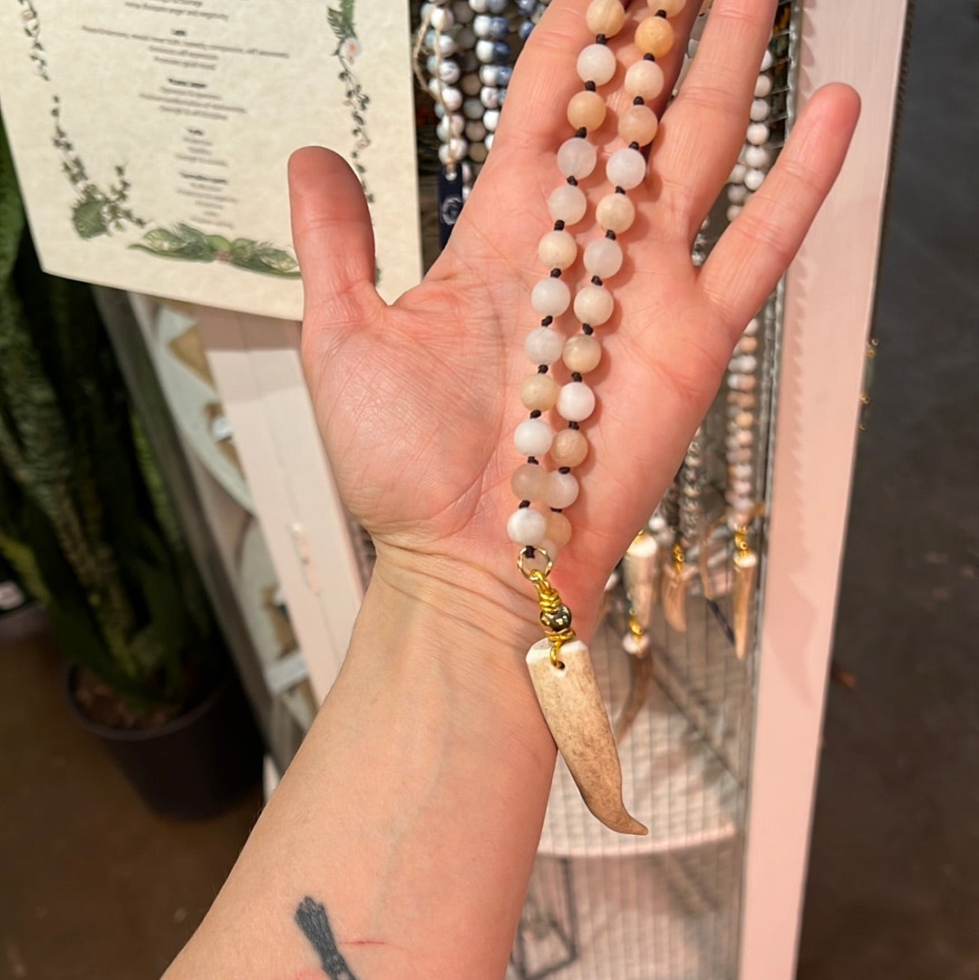 Necklace | Deer Antler Gemstone