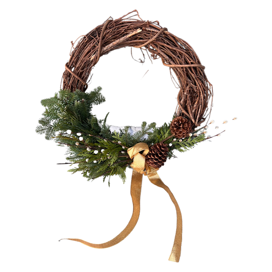 Evergreen Grapevine wreath