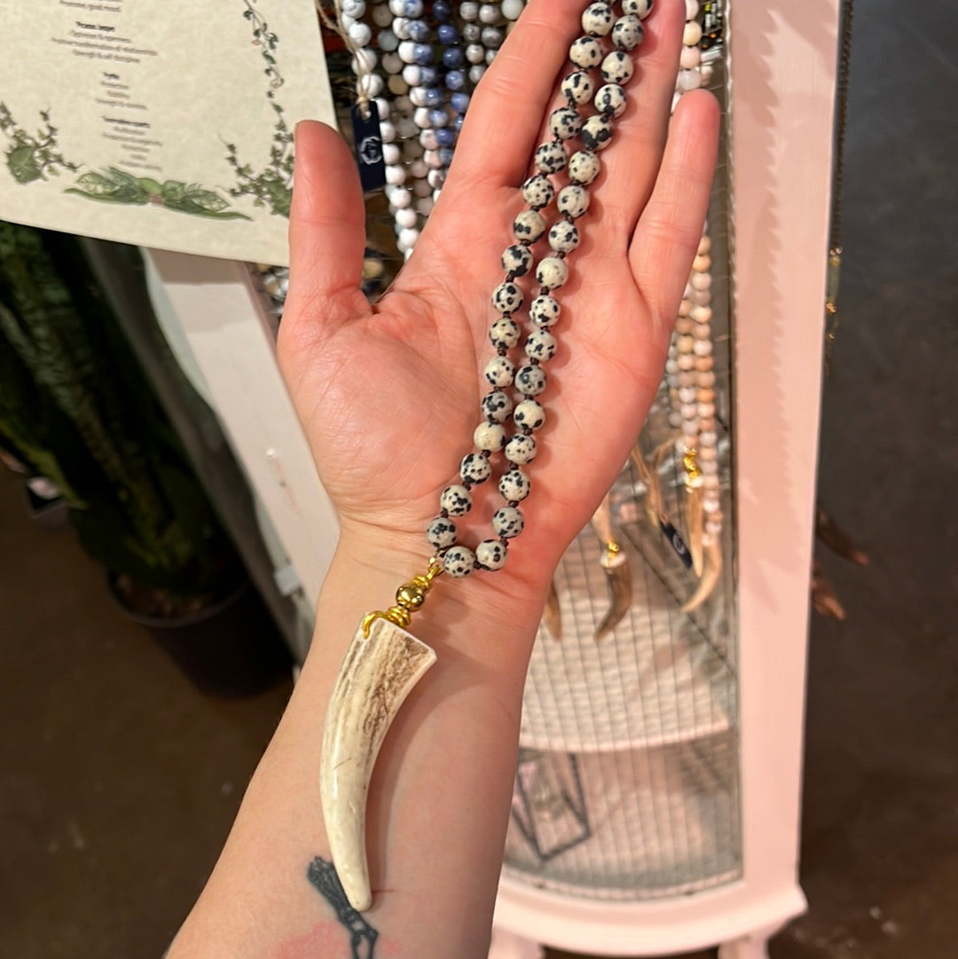 Necklace | Deer Antler Gemstone
