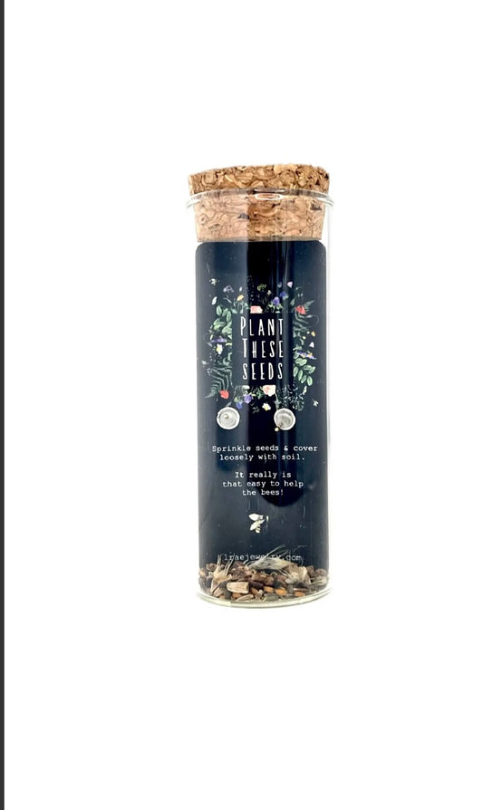 Save the Bees Jewelry +  Wildflower Seeds