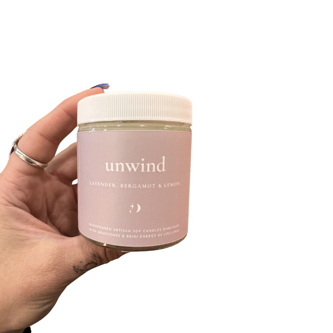 Unwind Candle | Good Vibes Collection Life Junkie