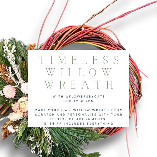 Timeless Willow Wreath Workshop