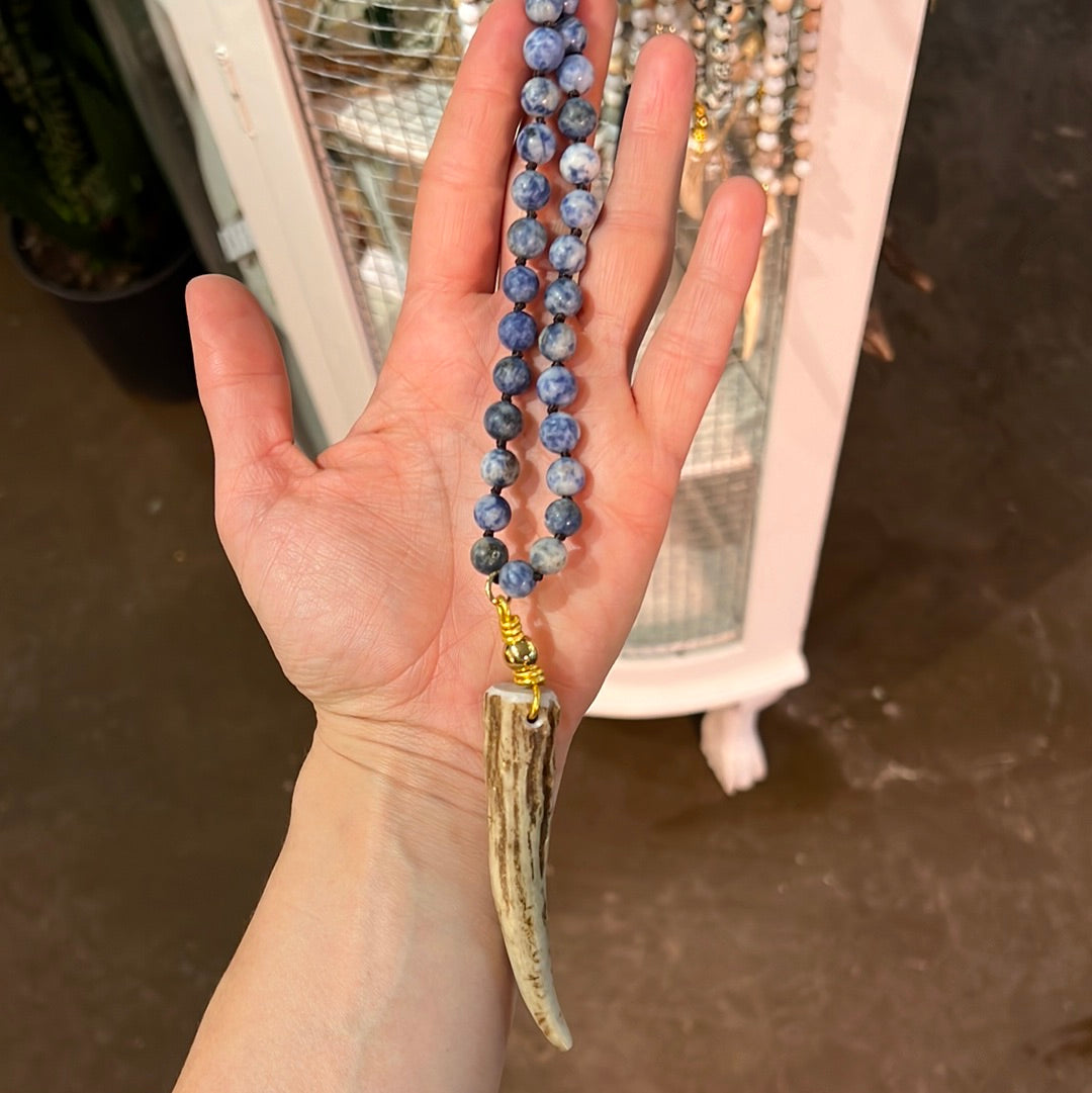 Necklace | Deer Antler Gemstone