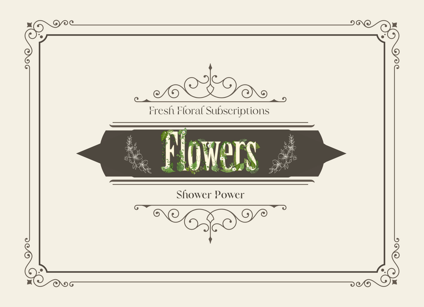 Shower Power Floral Subscription