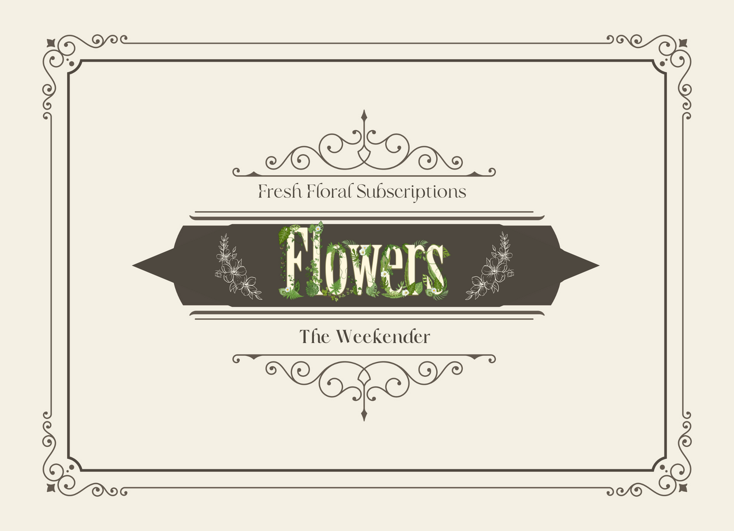 The Weekender Flowers | Subscriptions